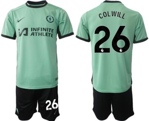 Chelsea Levi Colwill #26 Derde tenue Mensen 2023-24 Korte Mouw (+ Korte broeken) Voetbalshirts
