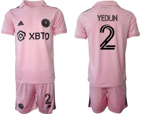 Inter Miami DeAndre Yedlin #2 Thuis tenue Mensen 2023-24 Korte Mouw (+ Korte broeken) Voetbalshirts