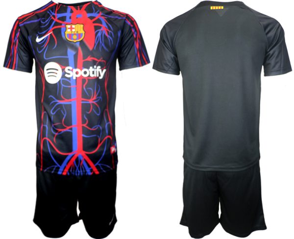 Patta x FC Barcelona Shirt 2023-24 Korte Mouw (+ Korte broeken)