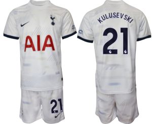 Tottenham Hotspur Dejan Kulusevski #21 Thuis tenue 2023-24 Mensen Korte Mouw (+ Korte broeken) Voetbalshirts