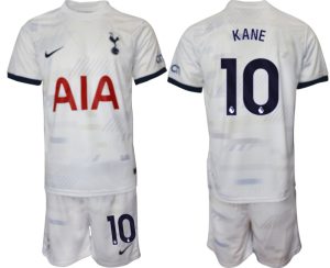 Tottenham Hotspur Harry Kane #10 Thuis tenue 2023-24 Mensen Korte Mouw (+ Korte broeken) Voetbalshirts