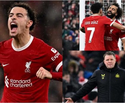 Liverpool's overheersende reeks gaat door: Mohamed Salah leidt de aanval in 4-2-overwinning tegen Newcastle
