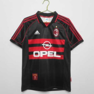 AC Milan 1998/99 Derde tenue Korte Mouw Retro Voetbalshirts