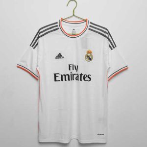 Real Madrid 2013/14 Thuis tenue Korte Mouw Retro Voetbalshirts