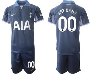 Tottenham Hotspur Any Name Uit tenue 2023-24 Mensen Korte Mouw (+ Korte broeken) Voetbalshirts