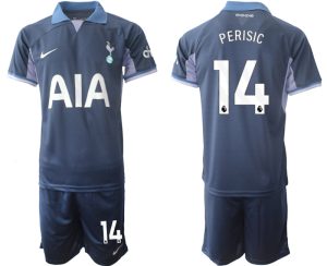 Tottenham Hotspur Ivan Perisic #14 Uit tenue 2023-24 Mensen Korte Mouw (+ Korte broeken) Voetbalshirts