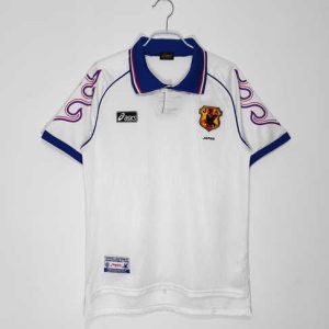 Japan WK 1998 Uit tenue Korte Mouw Retro Voetbalshirts