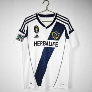 LA Galaxy 2012 Thuis tenue Korte Mouw Retro Voetbalshirts