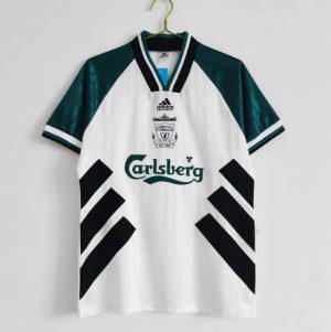 Liverpool 1993/95 Uit tenue Korte Mouw Retro Voetbalshirts