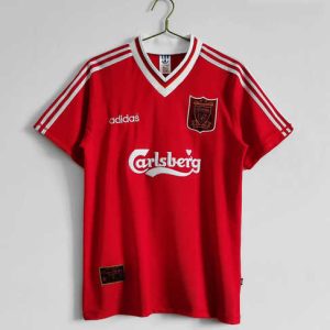 Liverpool 1995/96 Thuis tenue Korte Mouw Retro Voetbalshirts