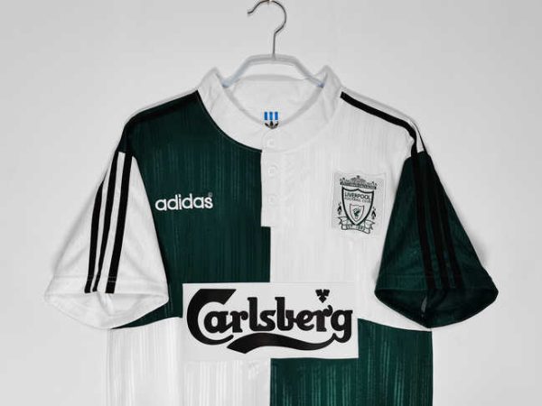 Liverpool 1995/96 Uit tenue Korte Mouw Retro Voetbalshirts-2