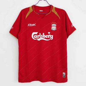 Liverpool 2005/06 Thuis tenue Korte Mouw Retro Voetbalshirts