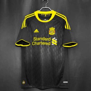 Liverpool 2010/11 Derde tenue Korte Mouw Retro Voetbalshirts