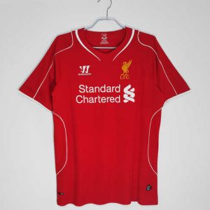 Liverpool 2014/15 Thuis tenue Korte Mouw Retro Voetbalshirts