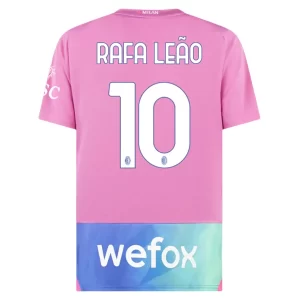 AC Milan Rafael Leão #10 Derde tenue 2023-2024 Voetbalshirts Korte Mouw