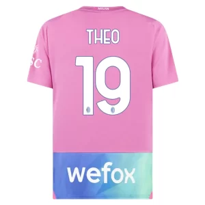 AC Milan Theo Hernandez #19 Derde tenue 2023-2024 Voetbalshirts Korte Mouw