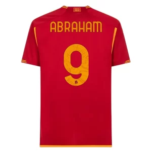 AS Roma Tammy Abraham #9 Thuis tenue 2023-2024 Voetbalshirts Korte Mouw