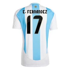 Argentinië Enzo Fernández #17 Thuis tenue Copa América 2024 Voetbalshirts Korte Mouw