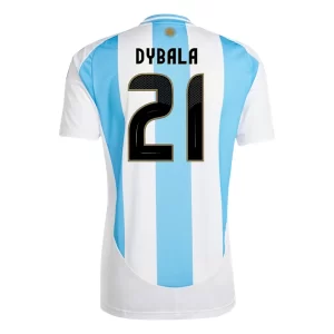 Argentinië Paulo Dybala #21 Thuis tenue Copa América 2024 Voetbalshirts Korte Mouw