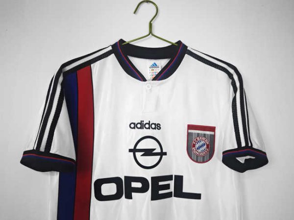 Bayern Munich 1996/98 Uit tenue Korte Mouw Retro Voetbalshirts-2