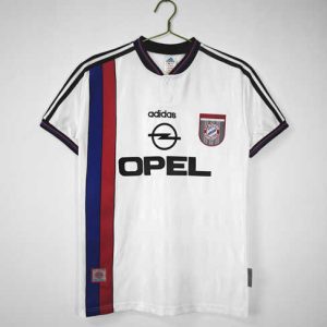 Bayern Munich 1996/98 Uit tenue Korte Mouw Retro Voetbalshirts