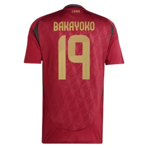 België Johan Bakayoko #19 Thuis tenue EK 2024 Voetbalshirts Korte Mouw