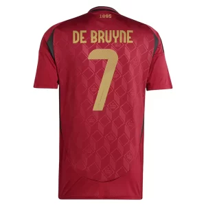 België Kevin De Bruyne #7 Thuis tenue EK 2024 Voetbalshirts Korte Mouw
