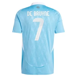 België Kevin De Bruyne #7 Uit tenue EK 2024 Voetbalshirts Korte Mouw