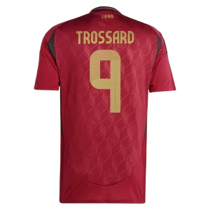 België Leandro Trossard #9 Thuis tenue EK 2024 Voetbalshirts Korte Mouw