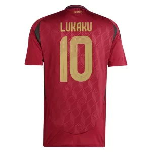 België Romelu Lukaku #10 Thuis tenue EK 2024 Voetbalshirts Korte Mouw