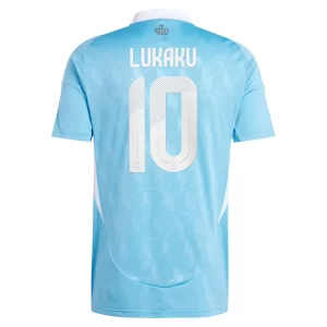 België Romelu Lukaku #10 Uit tenue EK 2024 Voetbalshirts Korte Mouw