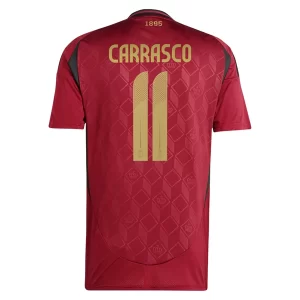 België Yannick Carrasco #11 Thuis tenue EK 2024 Voetbalshirts Korte Mouw