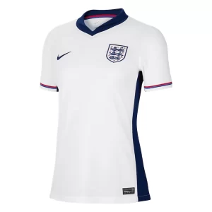 Dames Engeland Thuis tenue EK 2024 Voetbalshirts Korte Mouw