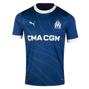 Dames Olympique de Marseille Uit tenue 2023-2024 Voetbalshirts Korte Mouw