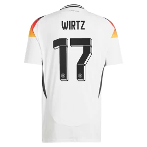 Duitsland Florian Wirtz #17 Thuis tenue EK 2024 Voetbalshirts Korte Mouw