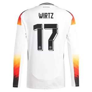 Duitsland Florian Wirtz #17 Thuis tenue EK 2024 Voetbalshirts Lange Mouwen