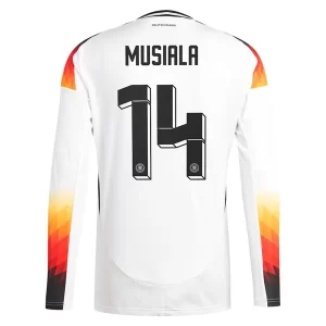 Duitsland Jamal Musiala #14 Thuis tenue EK 2024 Voetbalshirts Lange Mouwen