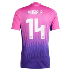 Duitsland Jamal Musiala #14 Uit tenue EK 2024 Voetbalshirts Korte Mouw