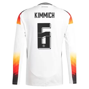 Duitsland Joshua Kimmich #6 Thuis tenue EK 2024 Voetbalshirts Lange Mouwen