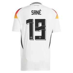 Duitsland Leroy Sane #19 Thuis tenue EK 2024 Voetbalshirts Korte Mouw