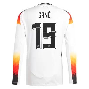 Duitsland Leroy Sane #19 Thuis tenue EK 2024 Voetbalshirts Lange Mouwen