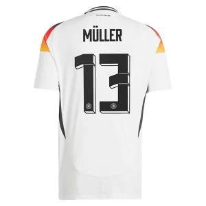 Duitsland Thomas Muller #13 Thuis tenue EK 2024 Voetbalshirts Korte Mouw