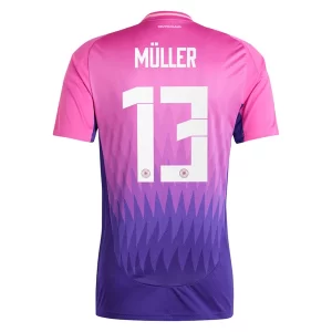 Duitsland Thomas Muller #13 Uit tenue EK 2024 Voetbalshirts Korte Mouw