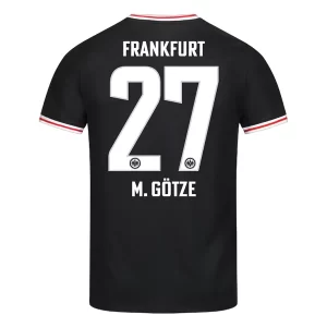 Eintracht Frankfurt Mario Götze #27 Uit tenue 2023-2024 Voetbalshirts Korte Mouw