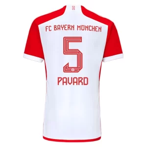 FC Bayern München Benjamin Pavard #5 Thuis tenue 2023-2024 Voetbalshirts Korte Mouw