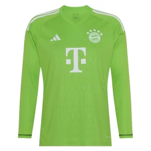 FC Bayern München Keeper Uit tenue 2023-2024 Voetbalshirts Lange Mouwen