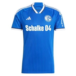 FC Schalke 04 Thuis tenue 2023-2024 Voetbalshirts Korte Mouw