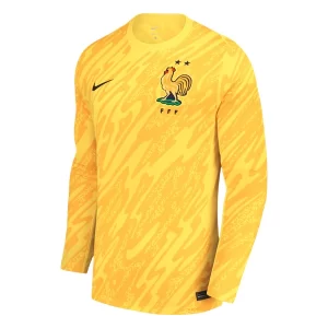 Frankrijk Keeper Thuis tenue EK 2024 Voetbalshirts Lange Mouwen