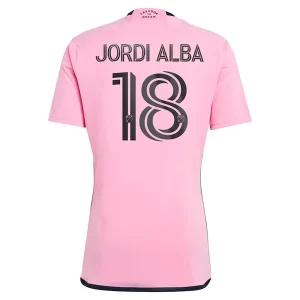 Inter Miami CF Jordi Alba #18 Thuis tenue 2024-2025 Voetbalshirts Korte Mouw