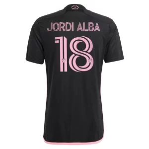 Inter Miami CF Jordi Alba #18 Uit tenue 2024-2025 Voetbalshirts Korte Mouw